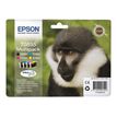 8715946507231-Epson T0895 Singe - Pack de 4 - noir, cyan, magenta, jaune - cartouche d'encre originale-Avant-1