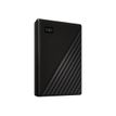 0718037869469-WD My Passport WDBYVG0010BBK - disque dur - 1 To - USB 3.2 Gen 1-Angle gauche-2
