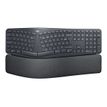 5099206097070-Logitech ERGO K860 Split Keyboard for Business - clavier sans fil - AZERTY - Français - graphite-Avant-1
