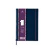 3108725881281-Oberthur Carmen - Carnet de notes souple A5 - uni - bleu-Avant-0