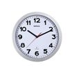 MaulStep - Horloge - mécanisme radio pilotée - 30 cm - argent
