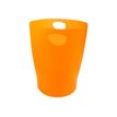 Exacompta Ecobin - Corbeille à papier 15L - orange translucide