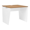 3483600722164-Bureau YES ! - 80 cm - Pieds panneaux fixes - Merisier-Angle gauche-0