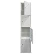 3700339894109-Vestiaire 1 colonne soit 4 cases monobloc - H180 x L30 x P50 cm - blanc-P_400001641_2-1