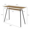 0000006695675-EasyHome - Bureau télétravail LV1 100 cm - avec tablette - noyer - pieds noirs-P_400007619_4-3