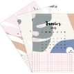 3664447125664-Calendrier mensuel illustré sur chevalet or rose - 10,5 x 14,8 cm - Oberthur-P_400009342_2-1