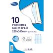 La Couronne - 10 Pochettes bulles - 220 x 340 mm - bande auto-adhésive