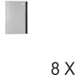 Exacompta Ordonator - 8 Trieurs alphabétique 24 positions - argent