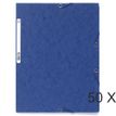 Exacompta - 50 Chemises à 3 rabats - A4 - bleu