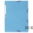 Exacompta - 50 Chemises à 3 rabats - A4 - turquoise