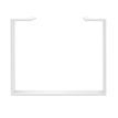 0404000123873-Bureau vague symétrique LOFTER - L180 cm - Plateau imitation chêne clair - pied Blanc-P_400012387_3-2