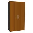0404000124580-Armoire haute EXPRIM/LOFTER - H180 x L80 x P47 - 2 portes - Corps Anthracite - Dessus et p-P_400012458_1-0