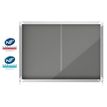 5028252611589-Nobo - Vitrine d'affichage - 8 feuilles A4 - surface en feutre gris - porte coulissante - 92,2 x 66,5 x--0