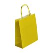 3135250988956-50 Sacs cadeau kraft - poignées torsadées - 22 cm x 12 cm x 31 cm - jaune--0