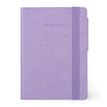 Legami My Notebook - Carnet de notes à élastique - 13 x 21 cm - ligné - lavande