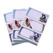 Apli Motos - 9 Étiquettes scolaires - 36 x 81 mm