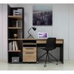 3483601088894-Caisson mobile ARCADE - Profondeur 60 cm - 2 tiroirs/1 niche - chêne/anthracite--1