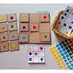 3700162301775-Cléopâtre - 528 gommettes géométriques - 8 couleurs - repositionnables--1