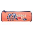 3666311001272-Trousse ronde Poivre Blanc - 1 compartiment - orange - Bagtrotter--0