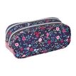 3135258772984-Trousse rectangulaire Liberty Chérie - 2 compartiments - 2 couleurs disponibles : rose ou violet - Viq--4