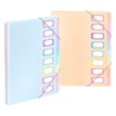 3135259811156-Viquel Rainbow Pastel - trieur à soufflet - pour A4 - à onglets - disponible en différents coloris--0