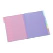3135259811156-Viquel Rainbow Pastel - trieur à soufflet - pour A4 - à onglets - disponible en différents coloris--6
