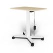 3760350282248-Bureau ELLIOT L70 - pieds blanc - plateau imitation chêne--0