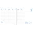 3371010474783-Agenda Equology - 1 semaine sur 2 pages - 16 x 16 cm - bleu - Quo Vadis--1