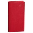Agenda de poche Equology Italnote recyclé avec répertoire - 1 semaine sur 2 pages - 8,8 x 17 cm - rouge - Quo Vadis