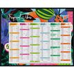 Bouchut Exotique - Calendrier bancaire 6 mois par face - 21 x 26,5 cm