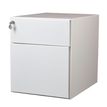 3700339991891-Caisson mobile métallique monobloc – 2 tiroirs - Blanc--0