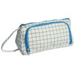  Trousse Walker Canvas grid - 1 compartiment - noir/bleu