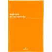3664447174921-Agenda de la rentrée Boréal - 1 semaine sur 2 pages - 16 x 24 cm - moutarde - Oberthur--0