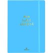 Bullet Agenda - 1 semaine sur 2 pages - 15,5 x 21,5 cm - azur - Oberthur