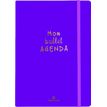 Bullet Agenda - 1 semaine sur 2 pages - 15,5 x 21,5 cm - violet - Oberthur
