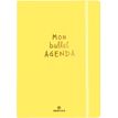 3664447146386-Bullet Agenda - 1 semaine sur 2 pages - 15,5 x 21,5 cm - jaune - Oberthur--0