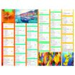 Calendrier Color Story - 7 mois par face - 21 x 26,5 cm - Oberthur
