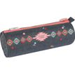 3664447148236-Trousse ronde Cheval - 1 compartiment - gris chine - Oberthur--1