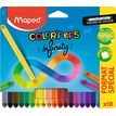 Maped Color'Peps - 18 crayons de couleur Infinity - pochette carton