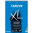 3148950050205-Canson XL - Bloc dessin à spirale - 50 feuilles - A3 - 160 gr - blanc--0