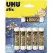 4026700325102-UHU Golden moment - 6 Bâtons de colle - 8.2 g - édition limitée--0