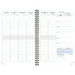 3660942082785-Agenda spiralé Kaa All in One - 1 semaine sur 2 pages - 15 x 21 cm - camel - avec carnet de notes - Ex--2