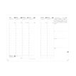 3371010500635-Agenda Paco Ministre - 1 semaine sur 2 pages - 16 x 24 cm - moustache - Quo Vadis--1