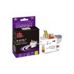 Cartouche compatible Brother LC421XL - jaune - Uprint