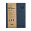 5412303377836-Agenda Ecotiming Kazar - 1 semaine sur 2 pages - 17,1 x 22 cm - bleu - Brepols--0