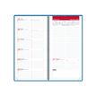 3147280268038-Agenda de poche Voyage - 1 semaine sur 2 pages - 9 x 17 cm - marron - Oxford--1