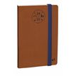Agenda à élastique Everest Planning 16 mois - 1 semaine sur 2 pages - 15 x 21 cm - noisette - Quo Vadis