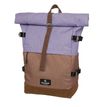 9002638235084-Sac à dos Walker Roll up Eco - 2 compartiments - lavande/marron - Carpentras--0
