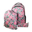 3666311018034-Sac à dos + sac gym + trousse 2 compartiments - hibiscus - Bagtrotter--0