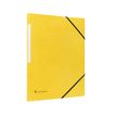 Conquérant - Chemise à élastique 3 rabats - A4 - Carte recyclée 350gr - jaune
